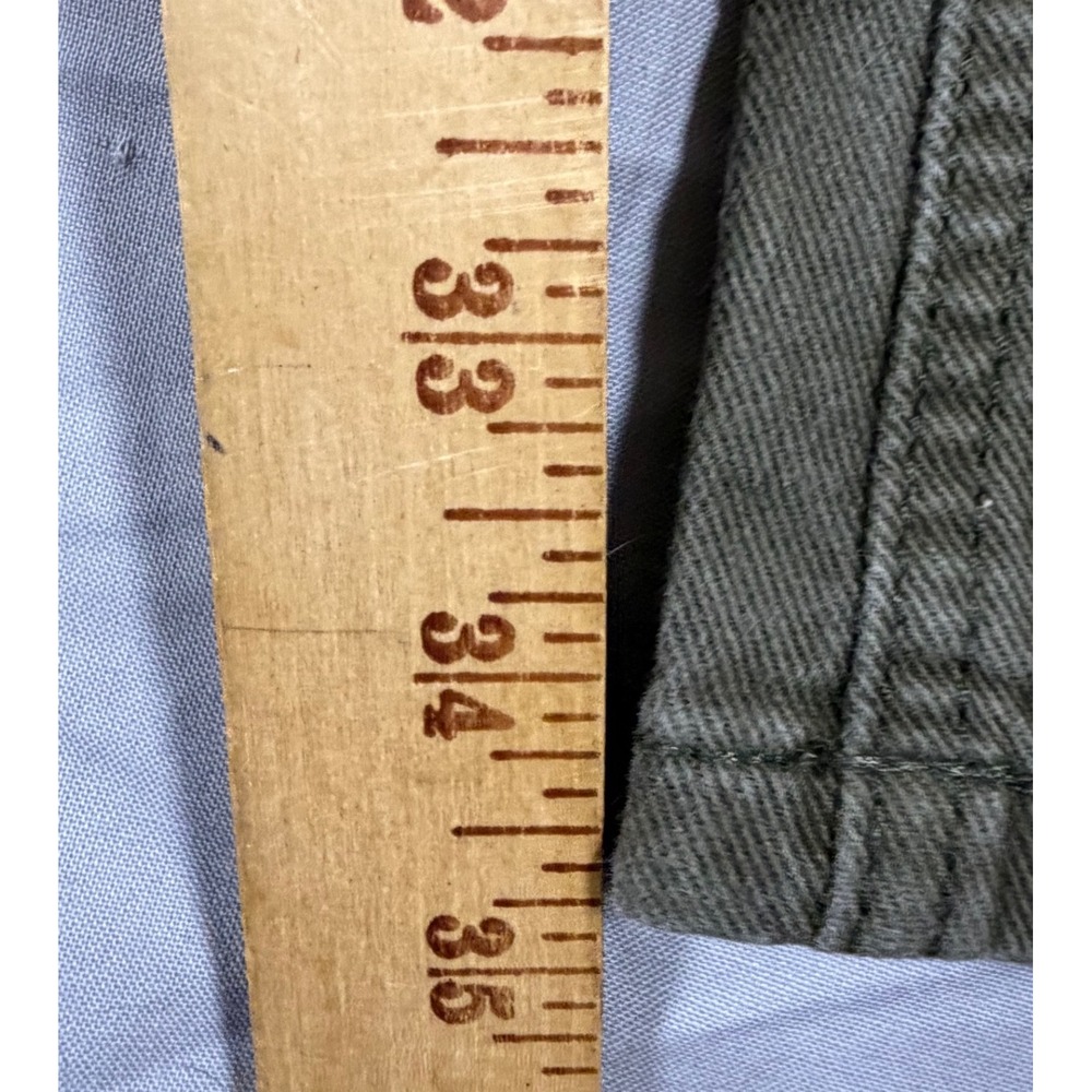 Rock & Roll Denim Bargain Bell Pull On Flare Jeans Olive Green 28x36 - Picture 6 of 10